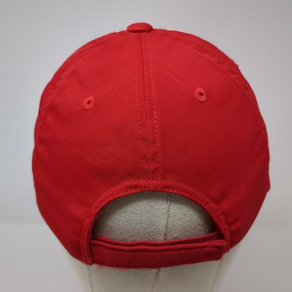 Saint Alphonsus Strapback Baseball Cap Red One Size Adjustable 6 Panel Sport-Tek - Picture 6 of 9